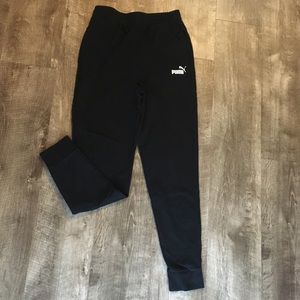 Puma jogger pants black sweatpants size xlarge